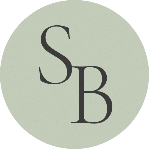 Logo SB init gris sur cercle vert